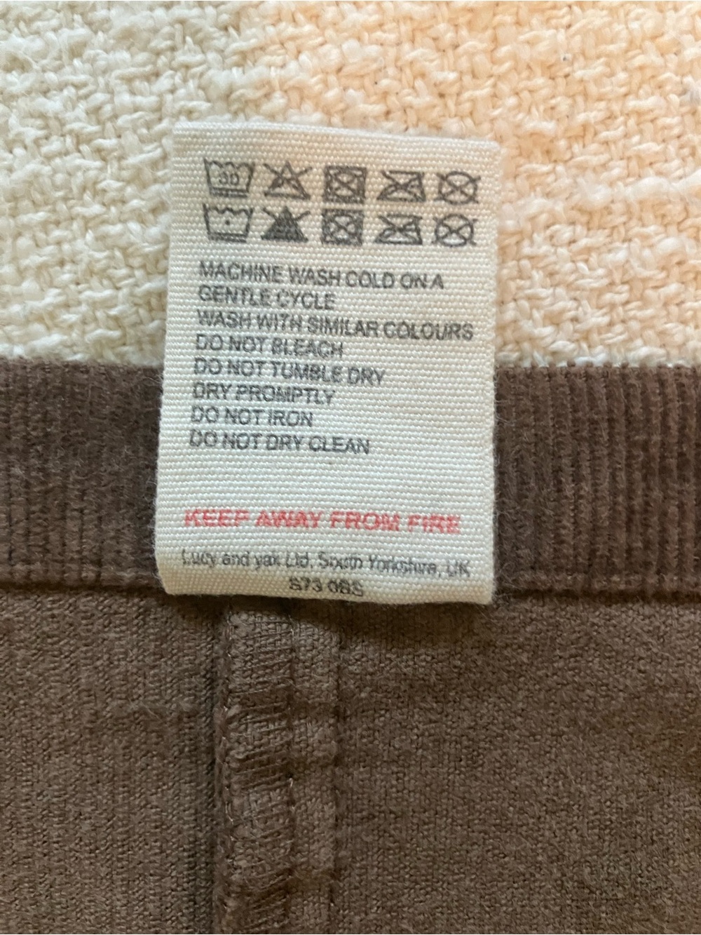 Lucy & Yak Women’s Corduroy Overalls in dark brown, size 10R - Picture 4 of 6